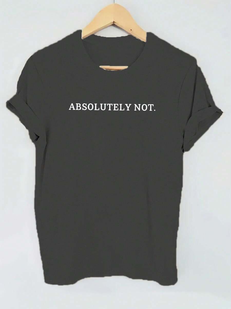 Plus Sizes - Plus Sizes - Women's Short Sleeve Summer T-Shirts With Stylish Prints - 深灰色 - 查看 1