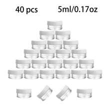 20pcs Round Plastic Cosmetic Containers With Lids, Suitable For Creams, Lotions, Samples, 3/5/10/15/20ml (White Lids) - White - View 15