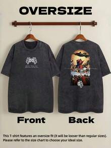 2025 Darc Wolves Sport Vintage Washed Tshirts Gym Bodybuilding Unisex Clothing Summer Fitness - Black - View 4