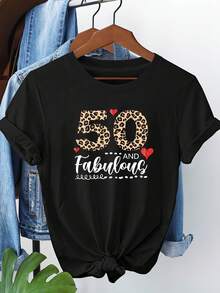 Camiseta de algodón% modelo 2026, tela de alta calidad y peso pesado, diseño de nicho moderno para el verano, camiseta básica sencilla y versátil para el día a día, efecto adelgazante, transpirable y cómoda, adecuada para todos, versátil con cuello redondo y manga corta. - Negro - Ver 1