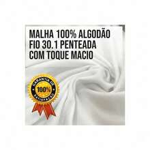 Tshirt Feminina Grecia - Camisa Unissex 100% Algodão Plus Size Outono Inverno - Branco - Visão 4