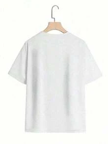 Novedad 2026, Camiseta de Cuello Redondo para Mujer, Bestseller, Camiseta para Maestras de Guardería, Preescolar y Jardín de Infancia, Ropa Casual y Elegante para Regreso a Clases, 100% Algodón, Transpirable y Cómoda - Blanco - Ver 3
