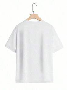 Loose1 pieza de camiseta de mujer 100% algodón con la frase "No Taki When Teacher Taki", camiseta de algodón pesado de g para mujer, ideal para Navidad (1 pieza) g 100% algodón.Basic Crew Neck Cotton T-shirt for Women - Negro - Ver 9