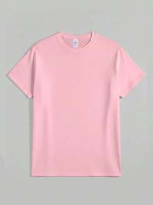 Conjunto para el Día de la Madre, Tops Cortos, Camiseta de Fútbol para Mujer, Camiseta de Béisbol, Tops de Verano para Mujer, Moda Coreana, Tops Vintage para Mujer, Sunshine And Smile, 100% Algodón, Camiseta Casual de Manga Corta con Cuello Redondo para Mujer, Estampado de Bikini Blanco, Camiseta de Algodón Transpirable, Combina con Todo, Top con la Bandera Americana para el Día de los Caídos, Tops Bonitos para Mujer, Ofertas de , Vestidos Casuales de Fiesta, Vestidos Suaves para Mujer de Verano - Rosa - Ver 3