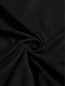 Camiseta Vintage de Talla Grande para Mujer con Bordado Floral - Camisa Casual de Verano de Manga Corta, Ligera y Cómoda, Diseño de Flor de Lobo con Textura Suave, Múltiples Tallas Disponibles 0XL-5XL. Camiseta de Algodón Ropa Casual. - Negro - Ver 6