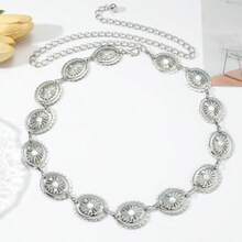 Dây đeo eo bằng kim loại mạ vàng bạc dành cho nữ, có thể điều chỉnh độ dài, kiểu dáng bohemian, thích hợp cho bãi biển, lễ hội mùa hè, kỳ nghỉ và các hoạt động thời trang bohemian. - Dây đeo eo dành cho nữ - Xem 10