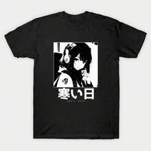 Camiseta Lofi Manga, Ropa Casual Transpirable para Primavera y Verano, Adecuada para Eventos y Uso Diario, Camisetas Unisex [Todas las Tallas Disponibles]blusas para mujer playeras de mujer vestidos casuales para mujer y2k playeras deportivas para mujer verano camisetas ropa de mujer Fashion Perfect For Daily - Negro - Ver 6