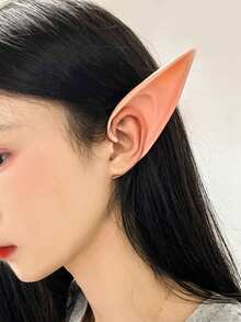 1/2/4 Pairs Elf Fairy Ears - Multi-Functional Comfortable Holiday And Halloween Costume Accessories - Color - View 3