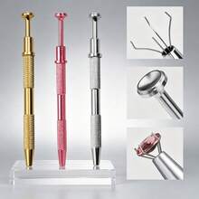 Dụng cụ kẹp hình xăm chuyên nghiệp, kẹp kim cương, dụng cụ chống trượt khi xỏ khuyên, vợt lấy khối đậu hũ mini, bút lấy keo, mút tán phấn má hồng, bông gòn vuông nhỏ, bộ dụng cụ chống trượt làm móng, kèm 4 phụ kiện xăm hình, kẹp ngọc trai bằng thép không gỉ, dụng cụ làm trang sức. - Màu sắc - Xem 2