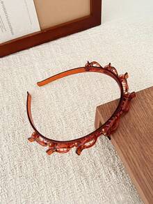 Băng đô co giãn màu đen và vân đồi mồi bóng, chu vi 38cm/14.96in, màu trơn tối giản, đa năng, thanh lịch, phù hợp cho sử dụng hàng ngày, đi chơi, dự tiệc, đi làm, du lịch, tạo kiểu tóc, rửa mặt/gội đầu, trang điểm, phụ kiện trang phục. - Nhiều màu - Xem 6
