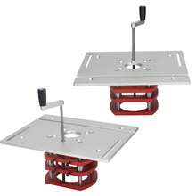 24x20cm Router Lifting Kit With Plate, Flip Board Trimming Machine For Woodworking, Trimming, Beveling, And Engraving - Silvery - View 7