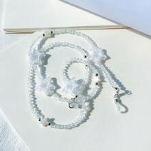 Shiny Bohemian Glass Colorful Heart Beaded Anti-Slip Eyeglass Chain, Acrylic Unique Fashion Eyeglass Strap - Glasses Chain - View 14