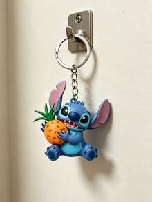 Móc khóa hình siêu anh hùng hoạt hình Disney Stitch 2D, kết hợp hài hước giữa sinh vật ngoài hành tinh biểu tượng với khiên của 's, búa của Thor và áo choàng đen. Được làm từ nhựa resin bền với vòng móc khóa và dây xích kim loại chắc chắn, phụ kiện độc đáo này mang lại nét vui nhộn, hoài niệm cho chìa khóa, túi xách hoặc ba lô, hoàn hảo cho cả người hâm mộ Disney và Marvel. - Nhiều kiểu dáng - Xem 6
