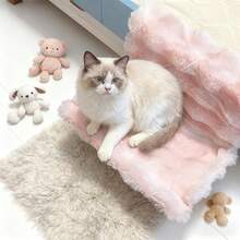 1pc Cat Hanging Bed, Plush Pet Sleeping Bed, Removable And Washable, Suitable For All Seasons, No Drilling Stable Installation, Applicable To Sofa/Bed Edge/Window Sill/Radiator, Warm And Soft Cushion Designed For Small Cats And Dogs - one-size - View 8