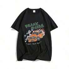 Camiseta de algodón estampada para hombre, camiseta gráfica de ropa urbana de verano, conjunto familiar a juego, camisetas de música R&B de Frank O-Ocean Blond de talla grande, ropa urbana moderna y genial, camisetas 100% algodón para mujer y hombre, tops de talla grande para hombre, ropa de verano Y2k, tallas para adultos y niños. - Negro - Ver 1