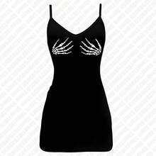 Women Maxi Dresses - 黑色 - 查看 2
