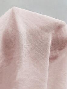 Conjunto de camisa de manga larga a rayas de un solo pecho y pantalones cortos versátiles de estilo vintage casual - Rosa 2 - Ver 7