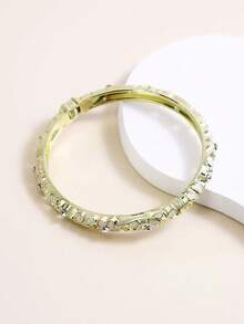 14K Gold Plated Fashionable Casual Versatile Commute Vintage Colorful Bracelet For Women - Yellow Gold - View 34
