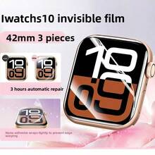 3pcs Applicable Watch Screen Protector Film For Apple Watch S11 S10 42/46mm, S9/S8/7 41mm/45mm, Soft Hydrogel Full Coverage Anti-Scratch Protective Film For Smart Watch - 3PCS - View 19