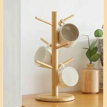 This Coffee Cup Holder Tree With 6 Hooks Serves As A Cup Holder, Keychain Organizer, And Also Helps Drain Water From Mugs And Cups. It's Suitable For Kitchens, Living Rooms, And Desktops. - 彩色 - 查看 14