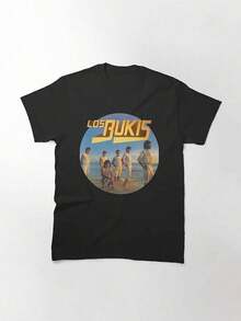 Camiseta unisex de manga corta, divertidaHombresYMujeresRedondoCuelloCamisetaMujeresModaCamiseta,LosBukisBandaCamiseta-RetroAños 70Diseño,RelajadoTripulaciónCuello,CortoMangas,Ajuste220G,Todo el añoComodidad,NegroCon características destacadasVibranteBandaMiembrosArtworkplayerashombre, , , Dazymujer,romwehombres, bohochic,maestrasregalos,camisetaparaconjuntos de mujercon curvasparamu,y2k, - Negro - Ver 6