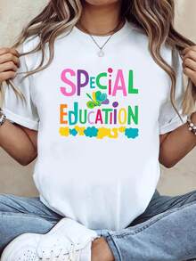 Camiseta de algodón% modelo 2026, tela de alta calidad y peso pesado, diseño de nicho moderno para el verano, camiseta básica sencilla y versátil para el día a día, efecto adelgazante, transpirable y cómoda, adecuada para todos, versátil con cuello redondo y manga corta. - Blanco - Ver 1