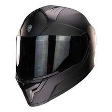 Casco Integral de Moto Negro Mate Certificado DOT –  Profesional, Confort Superior y Diseño Aerodinámico, Ideal para Viajes Urbanos, Rutas Nocturnas y Motocross, - A - Ver 5