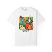 Pokm1on Anime 100% Algodón UniS1ex Patrón extragrande Ajuste legendario Camiseta 2026 Verano Nuevo pR1emium M1en HarA1Juku Camiseta corta 220G puro algodón manga corta para hombres y mujeres, tejido grueso, resistente a las arrugas y no se deforma fácilmente. Estilo simple y versátil, ligero y transpirable, perfecto para ir al trabajo, viajar, acampar, ir de compras y el tiempo libre diario. - Blanco - Ver 1