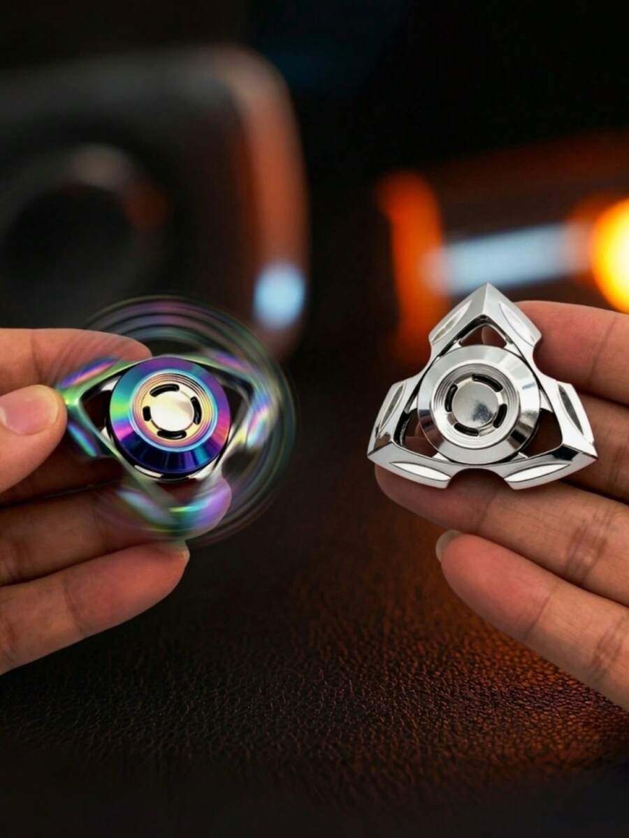 eyekan Metal Rotating EDC Fidget Toy, Precision Machined Desktop Accessory, Portable Tactile Pocket Piece, Smooth Rotating Metal Desktop Decor, Office Home Travel Portable Everyday Carry, Gift