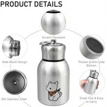 304 Stainless Steel Cup, Double-Layer Vacuum With Handle, Portable Mini Pocket Cup For Outdoor, A Perfect Gift - Multicolor - View 10