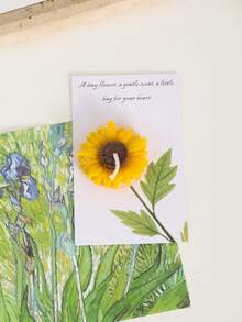 Each Set Contains 2 Items. The Set Includes A Small Daisy Scented Candle And A Card. This Is A Scented Candle And Card Set, Suitable For Home Decoration, Valentine's Day Gifts, And As A Gift For Friends - Daisy Scented Candle Flower Card - View 15