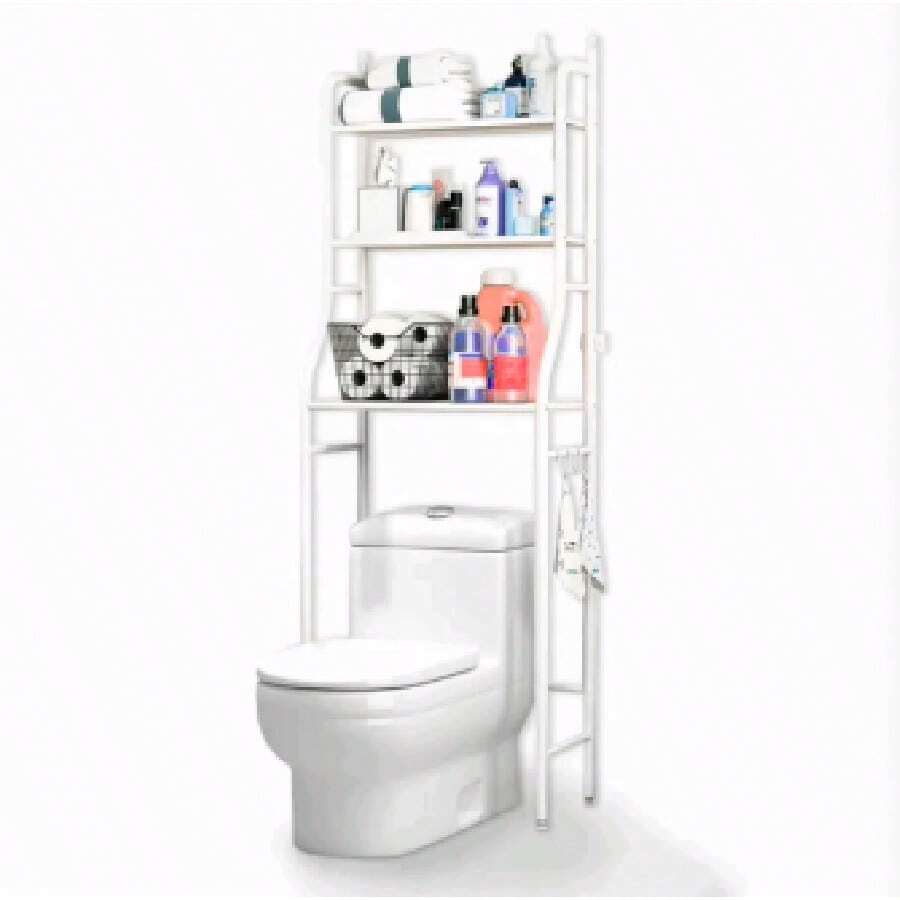 Scaffale indipendente in acciaio inossidabile per bar: salvaspazio e design minimalista - Bianco - Visualizzare 1