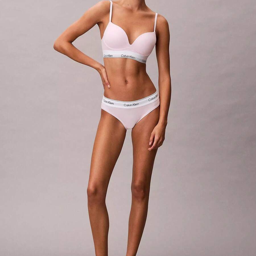 Calvin Klein Icon Cotton Modal Bikini QF8520 - Cradle Pink - View 1