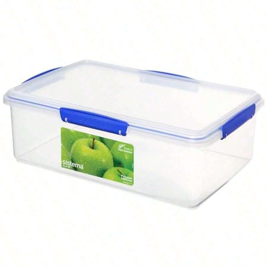 Sistema Klip It colección Rectángulo contenedor de almacenamiento de alimentos 33.8 oz/4.2 tazas Transparente 1 - Transparente - Ver 1