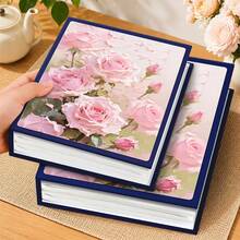 1pc Durable Photo Album, 6 Inch, 200 Pockets, Large Capacity Travel & Holiday Album Fits 200 Landscape Photos, Multiple Colors Available, Suitable For Wedding, Family, Anniversary, Youth, Vacation, Valentine's Day, Memory Book Gift - 1PC - View 7