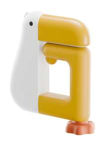1pc Cute Duck Shaped Desk Hook, Clip-On Underdesk Bag Hanger, Heavy Duty Purse Holder Suitable For Office/Home/School, Detachable Portable Desk Edge Bag Rack, Creative Bird-Shaped Handbag Hook - Multicolor - View 5