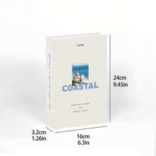 Set de 3 libros decorativos, libros decorativos de papel, libros de mesa de café para decoración de sobremesa o estantería, libros falsos para decoración del hogar, decoración del hogar de moda - 3pcs - Ver 6