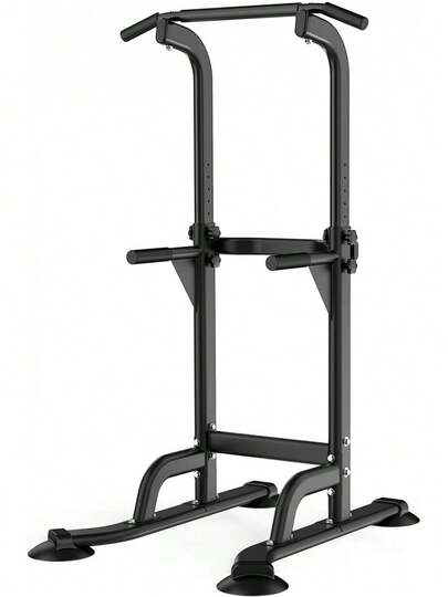 DONIUZ Power Tower Pull Up Bar And Dip Station, Multi-Function Home Gym, Strength Training Fitness Equipment, Height Adjustable
