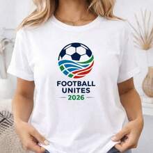 Football Unites 2026, Diseño de Camiseta de la Copa Mundial (descarga digital) - Negro - Ver 1