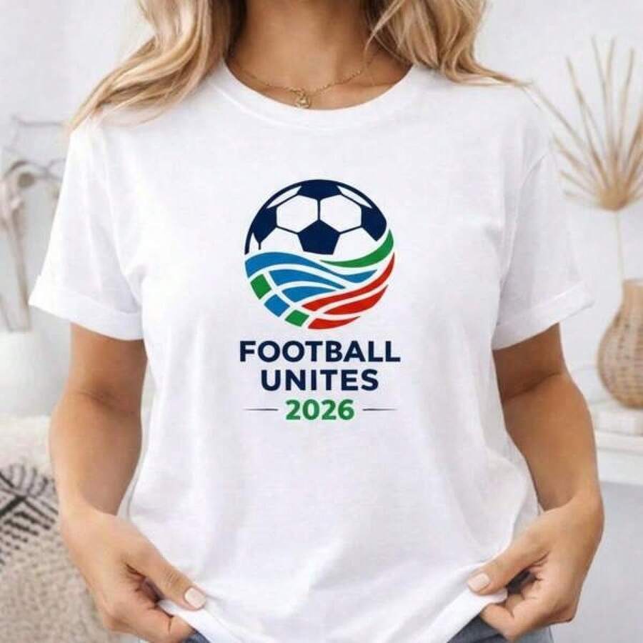 Football Unites 2026, Diseño de Camiseta de la Copa Mundial (descarga digital) - Negro - Ver 1