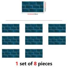 2D Peel And Stick Marble Tiles Waterproof Oilproof Easy Clean Removable Kitchen Backsplash - 8Pcs - View 11