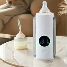 Penghangat Botol Bayi Nirkabel Portabel, Layar Digital Cerdas, Dapat Diisi Ulang USB, Dudukan Mobil, Kontrol Suhu ASI, 6 Pengaturan Suhu, Perlengkapan Perjalanan/Pemberian Makan Malam Universal, Fungsi Ganda: Menghangatkan Susu, Teh, Makanan Kaleng, 2000mAh - MultiWarna - View 7