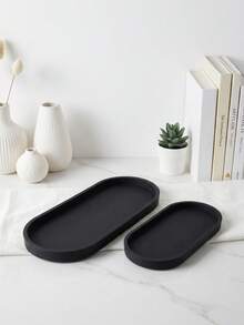 Bộ khay silicon đa năng – Lớn & Nhỏ, Chống thấm nước, Chống trượt, thích hợp dùng cho phòng tắm, bàn trang điểm, nhà bếp, đựng đồ trang điểm, chăm sóc da, trang sức, bông tẩy trang, bàn chải đánh răng, du lịch, bàn làm việc, đồ dùng gia đình, bảo quản mỹ phẩm, mặt bàn, đồ dùng nhỏ và sắp xếp đồ dùng hàng ngày. - Nhiều màu - Xem 9