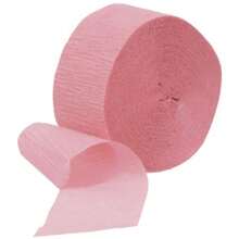 Industries Crepe Paper Streamer, 81ft, Pastel Pink - Pastel Pink - View 2