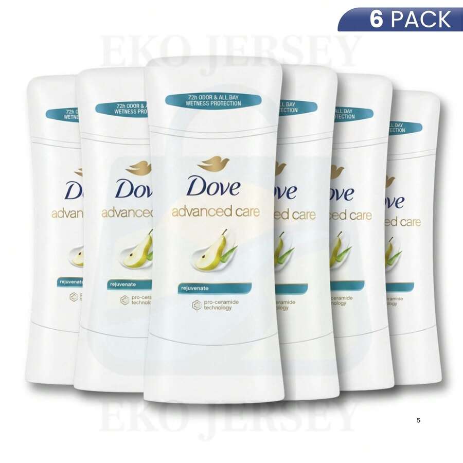 Dove Advanced Care Rejuvenate 72H Odor Protection Stick Deodorant 2.6 Oz Pack Of 6 - 多樣化香型 - 查看 1