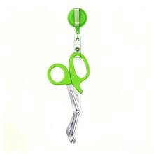 1/3 Sets Stainless Steel Care Scissors With Expandable Badge Scroll- Compact Pocket Design Portable And Non Falling, For Offices, Sewing, Home Crafts, And Schools Student Handicraft Course Fashion Accessories, Durable Tool Design - Multicolor - View 22