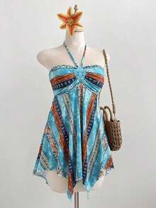 Women Midi Dresses - Multicolor 2 - View 6