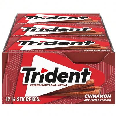  Trident Watermelon Twist Sugar Free Gum, 12 Packs Of 14 Pieces (168 Total Pieces)