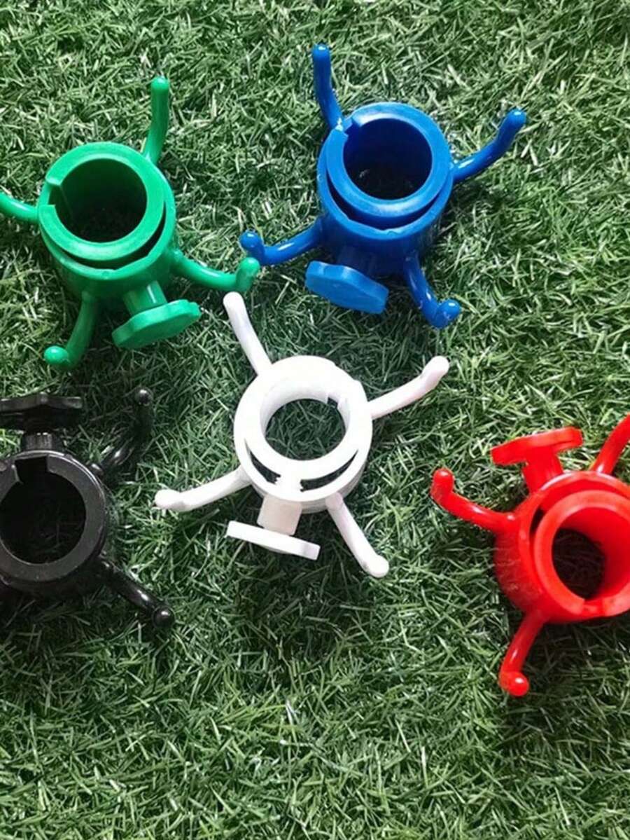 1pc Multi-Color Beach Umbrella Center Pole 4-Hook Platform Umbrella Plastic 4-Hook Accessory, Multi-Function 4-Claw Beach Umbrella Hook, Portable Plastic Umbrella Hook With Umbrella Stand Clip, Featuring Hanging And Storage Functions