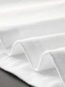 [Tocco fantasioso] Maglietta casual girocollo da donna con stampa floreale e ape creativa, tessuto in maglia di poliestere 95% spandex 5%, media elasticità, top di moda per tutte le stagioni - Bianco - Visualizzare 5